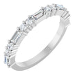 14K White 1/2 CTW Natural Diamond Anniversary Band