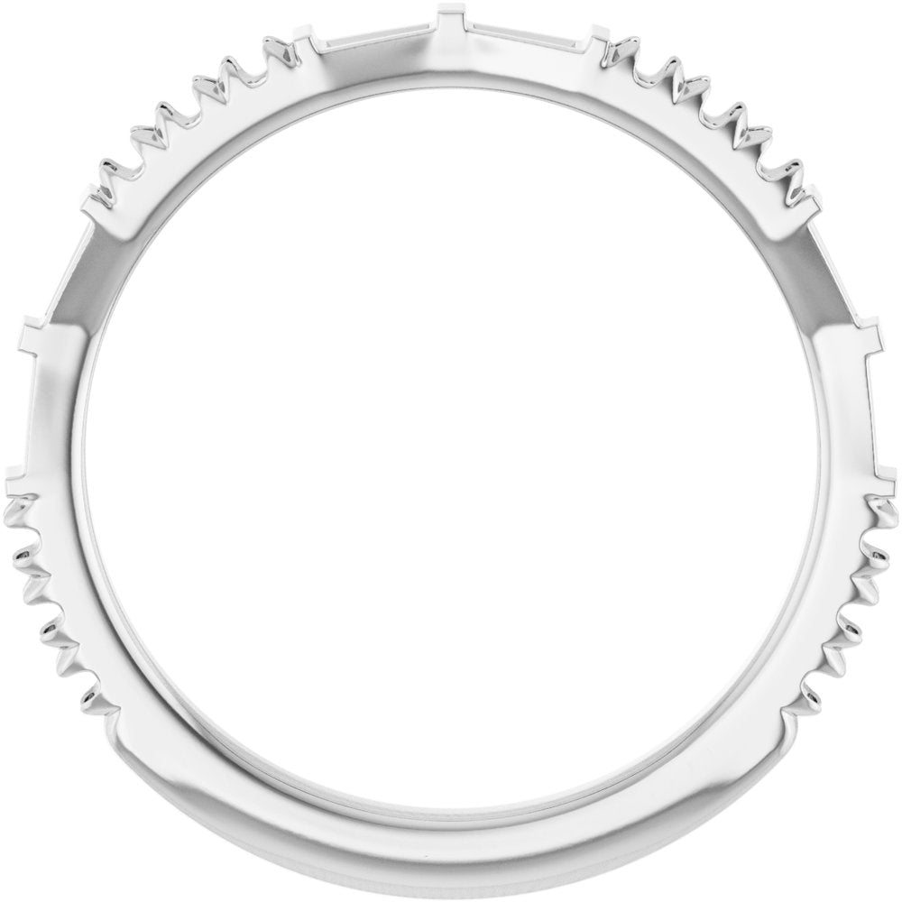 14K White Gold 3/8 CTW Lab-Grown Diamond Anniversary Band