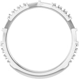 14K White Gold 3/8 CTW Lab-Grown Diamond Anniversary Band