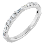 14K White Gold 3/8 CTW Lab-Grown Diamond Anniversary Band