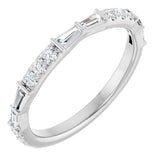 14K White Gold 3/8 CTW Lab-Grown Diamond Anniversary Band