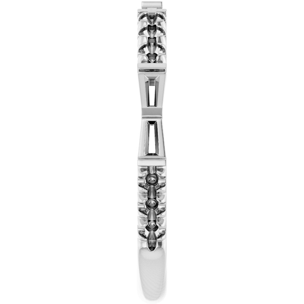 14K White Gold 3/8 CTW Lab-Grown Diamond Anniversary Band