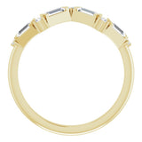 14K Yellow 1/3 CTW Natural Diamond Stackable Ring