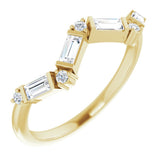 14K Yellow 1/3 CTW Natural Diamond Stackable Ring