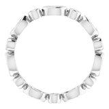 Platinum 1/2 CTW Natural Diamond Eternity Band