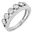 14K White 1 CTW Lab-Grown Diamond Ring