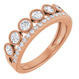 14K Rose 1 CTW Lab-Grown Diamond Ring