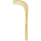 14K Yellow Gold V Ring