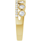 14K Yellow 1 CTW Lab-Grown Diamond Ring