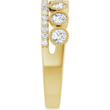 14K Yellow Gold 1 CTW Lab-Grown Diamond Ring