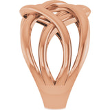 14K Rose Criss-Cross Ring