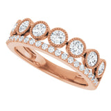 14K Rose 1 CTW Lab-Grown Diamond Ring