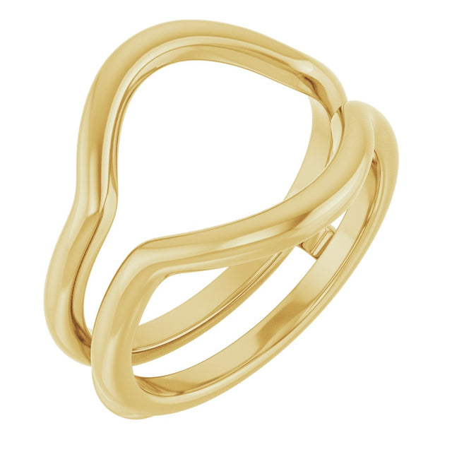 14K Yellow  Ring Guard