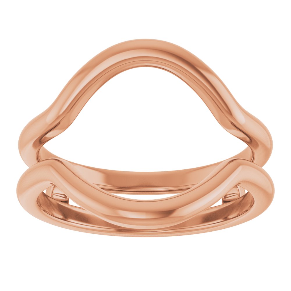 14K Rose Ring Guard