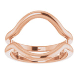 14K Rose  Ring Guard