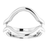 14K White  Ring Guard