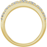 14K Yellow 1 CTW Lab-Grown Diamond Ring