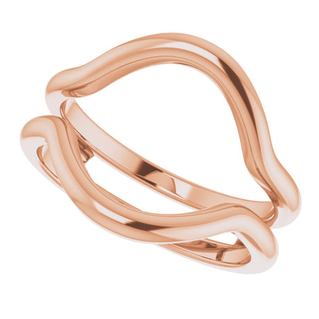 14K Rose  Ring Guard