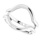 14K White  Ring Guard