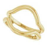 14K Yellow  Ring Guard