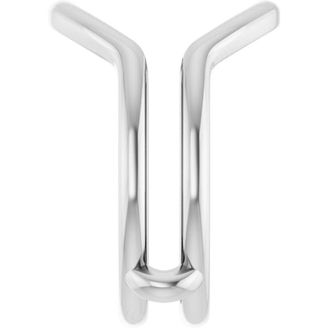 14K White Ring Guard