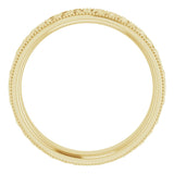 14K Yellow 6 mm Celtic-Inspired Band Size 12