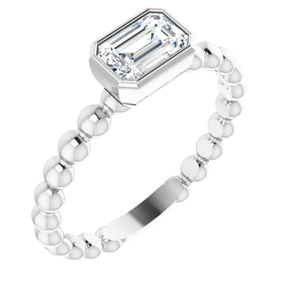 Sterling Silver Sapphire Stackable Family Ring