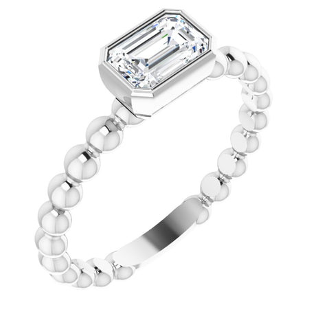 Sterling Silver Sapphire Stackable Family Ring