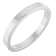 Sterling Silver .02 CTW Natural Diamond Family Stackable Ring