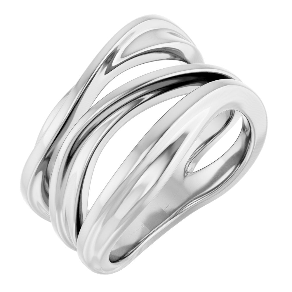 Sterling Silver Negative Space Ring