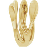 14K Yellow Gold Negative Space Ring