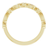 14K Yellow 1/5 CTW Natural Diamond Anniversary Band