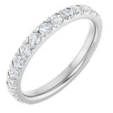 14K White Gold 3/4 CTW Lab-Grown Diamond Anniversary Band
