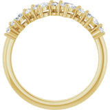 14K Yellow 5/8 CTW Natural Diamond Anniversary Band