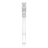 14K White Gold 1/10 CTW Natural Diamond Ring