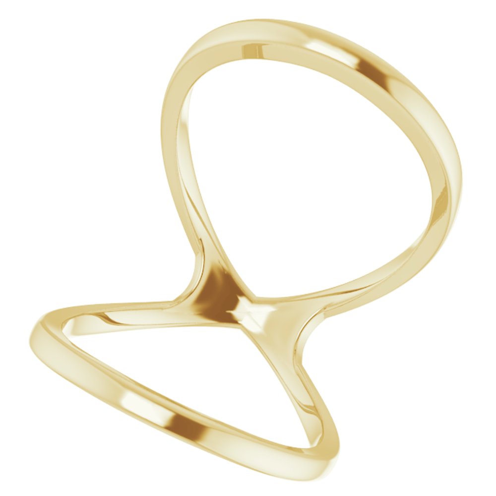 14K Yellow Freeform Ring