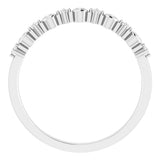 14K White Gold 1/10 CTW Natural Diamond Ring