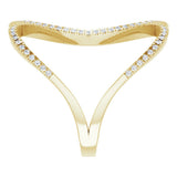 14K Yellow Gold 3/8 CTW Natural Diamond Ring