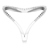 14K White Gold 3/8 CTW Natural Diamond Ring