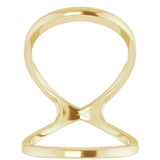 14K Yellow Freeform Ring