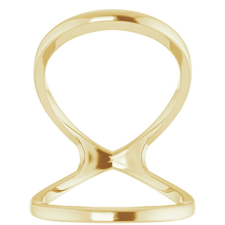 14K Yellow Freeform Ring