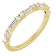 14K Yellow 1/4 CTW Natural Diamond Anniversary Band