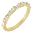 14K Yellow 1/4 CTW Natural Diamond Anniversary Band