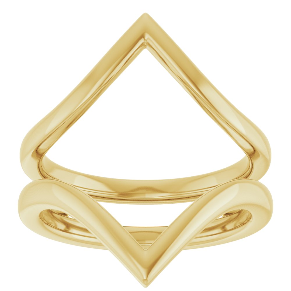 14K Yellow Ring Guard