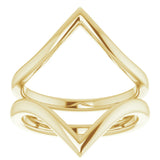 14K Yellow Ring Guard