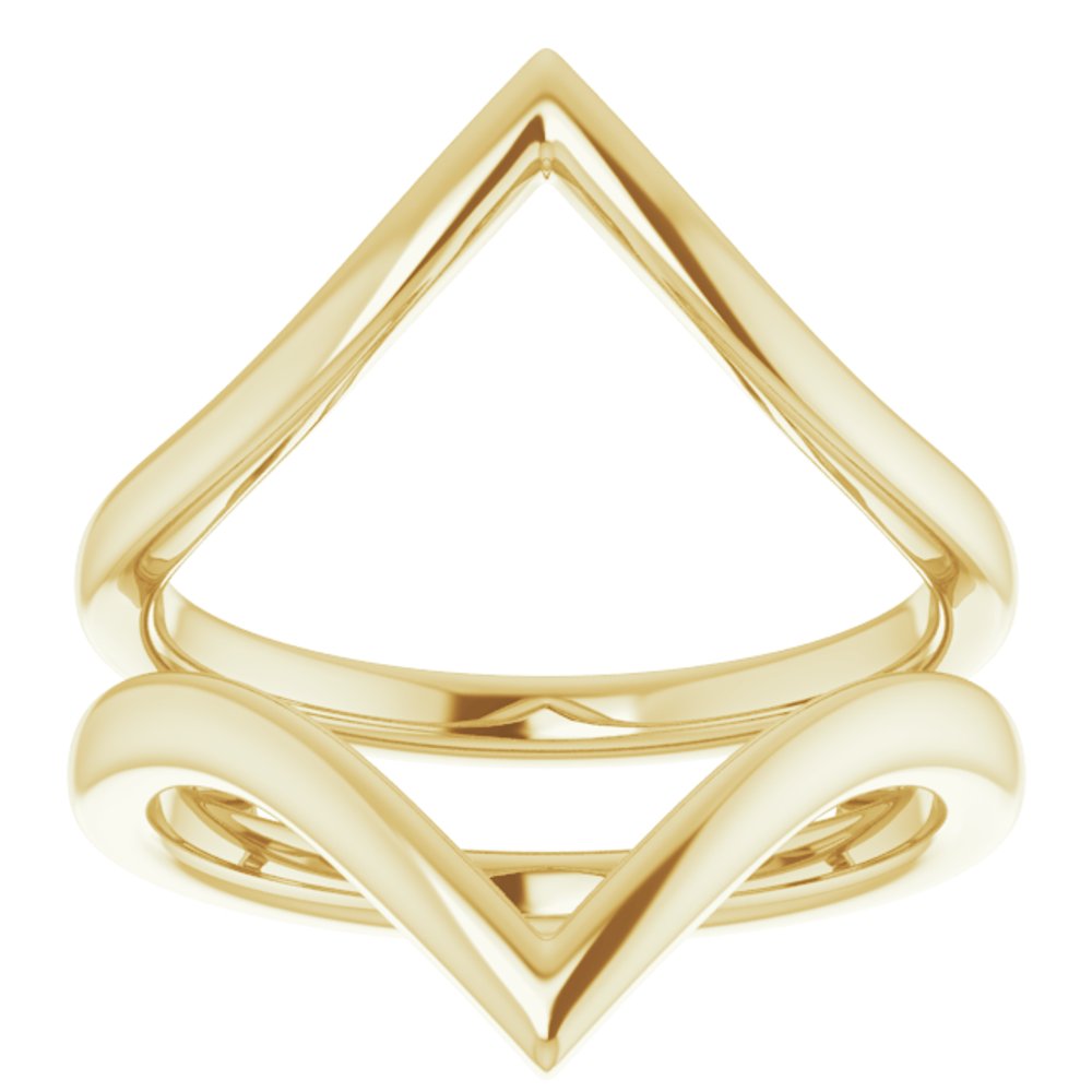 14K Yellow Ring Guard