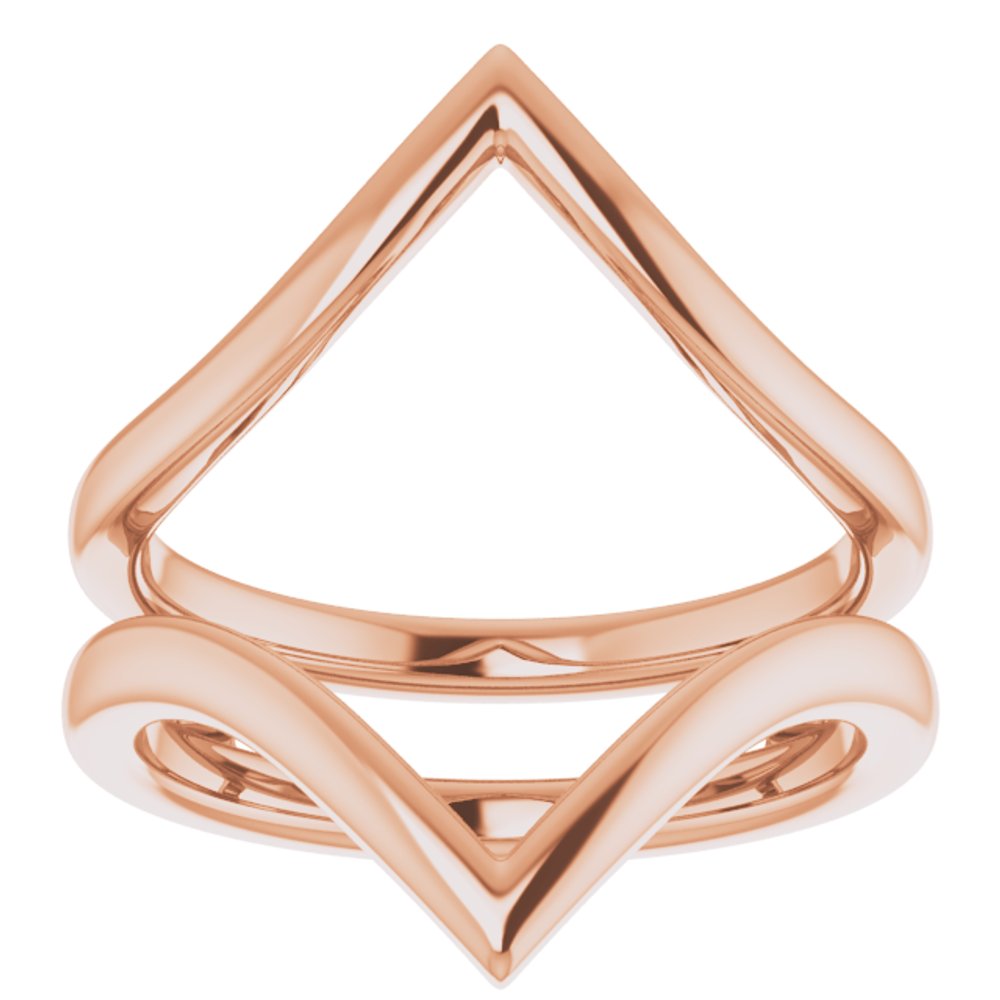 14K Rose Ring Guard