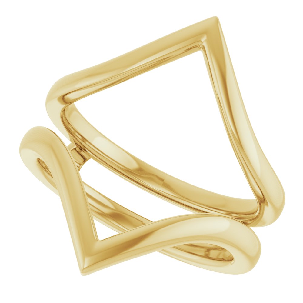14K Yellow Ring Guard