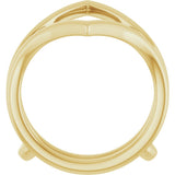 14K Yellow Ring Guard