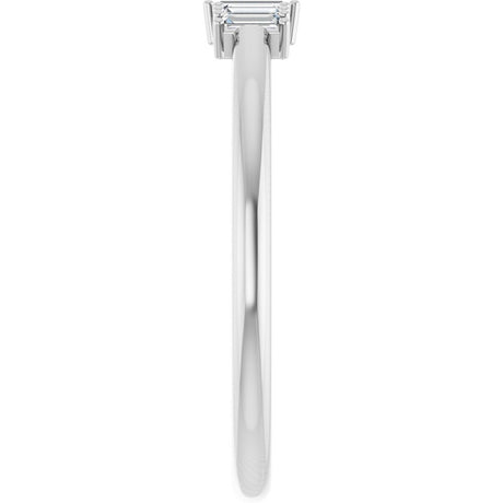 14K White Gold 1/8 CTW Natural Diamond Stackable Ring